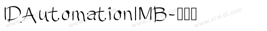 IDAutomationlMB字体转换