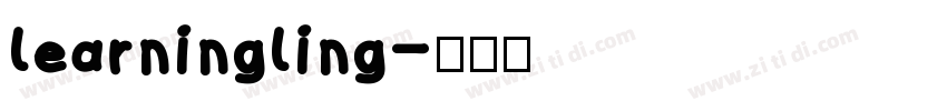learningling字体转换