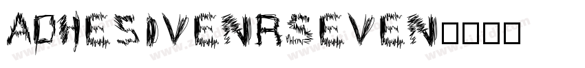 AdhesiveNrSeven字体转换