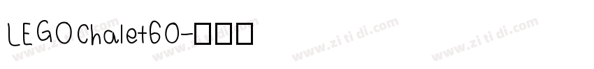 LEGOChalet60字体转换