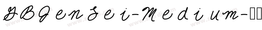 GBJenLei-Medium字体转换