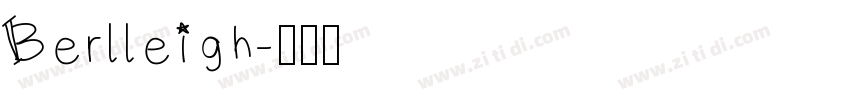 Berlleigh字体转换