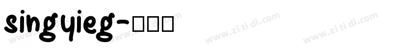 singyieg字体转换