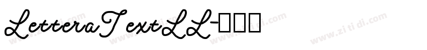 LetteraTextLL字体转换
