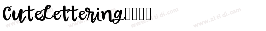 CuteLettering字体转换
