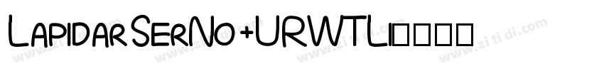 LapidarSerNo2URWTLi字体转换
