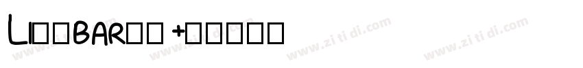 Li般若bar从的28字体转换