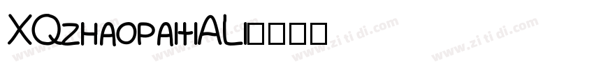 XQzhaopaitiALi字体转换