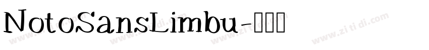 NotoSansLimbu字体转换