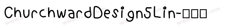 ChurchwardDesign5Lin字体转换