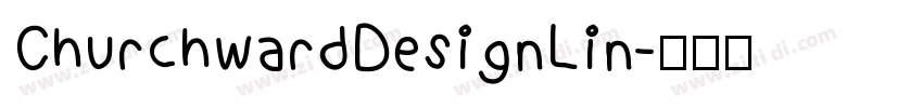 ChurchwardDesignLin字体转换
