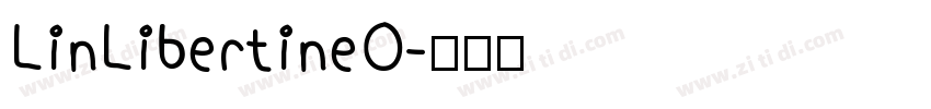 LinLibertineO字体转换