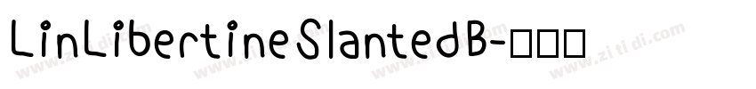 LinLibertineSlantedB字体转换