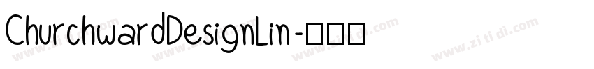 ChurchwardDesignLin字体转换