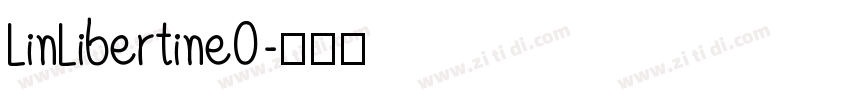LinLibertineO字体转换