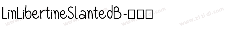 LinLibertineSlantedB字体转换