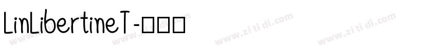 LinLibertineT字体转换