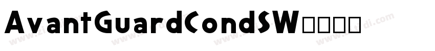 AvantGuardCondSW字体转换