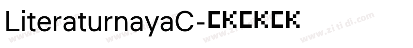 LiteraturnayaC字体转换