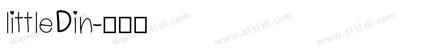 littleDin字体转换