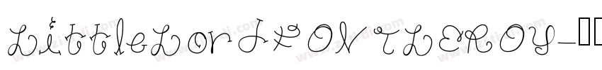 LittleLordFONTLEROY字体转换