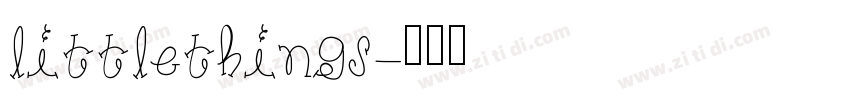 littlethings字体转换