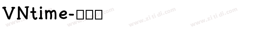VNtime字体转换