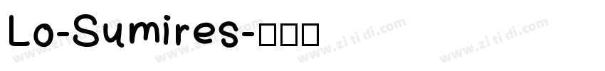 Lo-Sumires字体转换