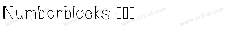 Numberblocks字体转换