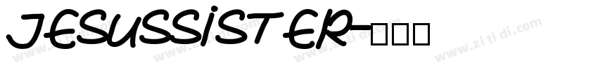 JesusSister字体转换