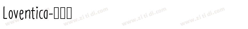 Loventica字体转换
