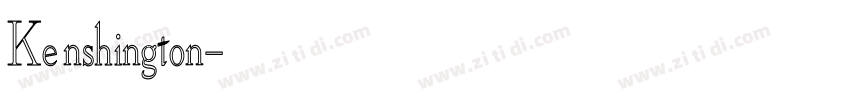 Kenshington字体转换