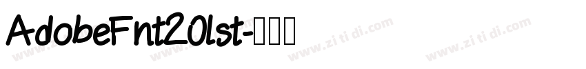 AdobeFnt20lst字体转换