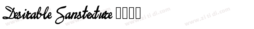DesirableSanstexture字体转换