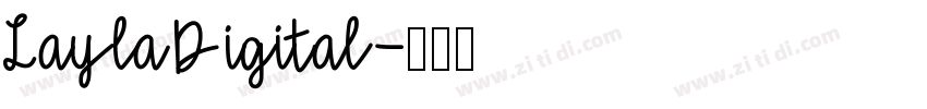 LaylaDigital字体转换
