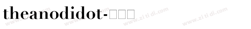 theanodidot字体转换
