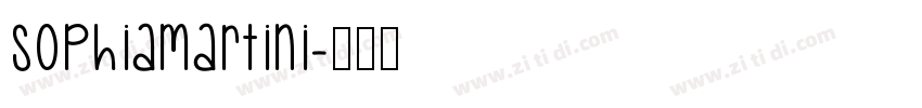 SophiaMartini字体转换