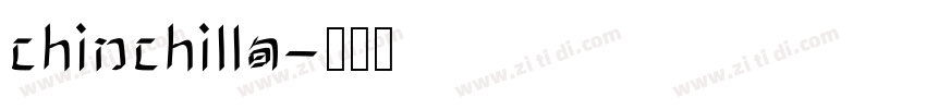 chinchilla字体转换