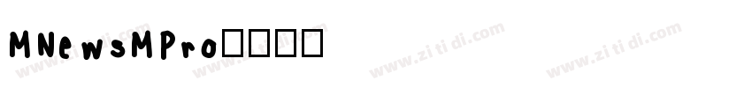 MNewsMPro字体转换