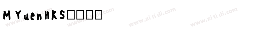 MYuenHKS字体转换