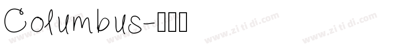Columbus字体转换