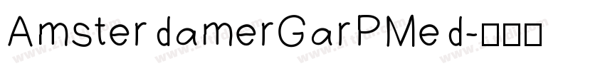 AmsterdamerGarPMed字体转换