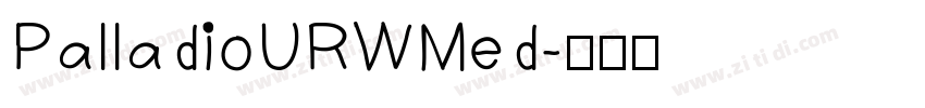PalladioURWMed字体转换