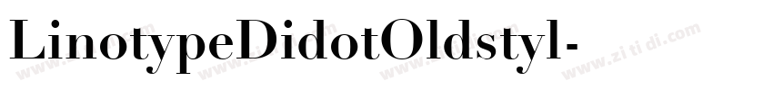 LinotypeDidotOldstyl字体转换