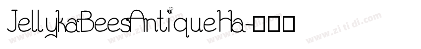 JellykaBeesAntiqueHa字体转换
