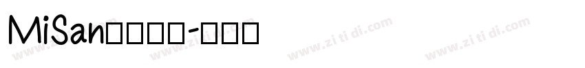 MiSan小米字体字体转换