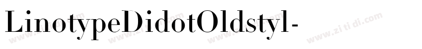 LinotypeDidotOldstyl字体转换