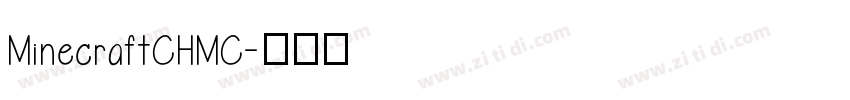 MinecraftCHMC字体转换