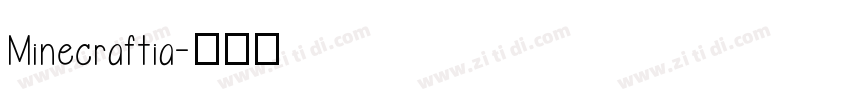 Minecraftia字体转换