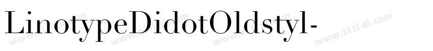 LinotypeDidotOldstyl字体转换